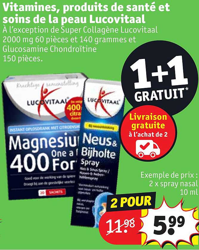 vitamines, produits de santé et soins de la peau lucovitaal