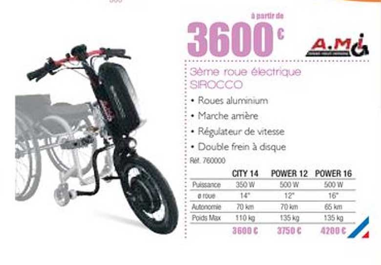 3ème roue électrique sirocco