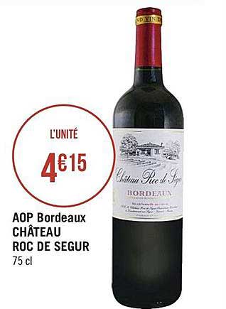 aop bordeaux château roc de segur