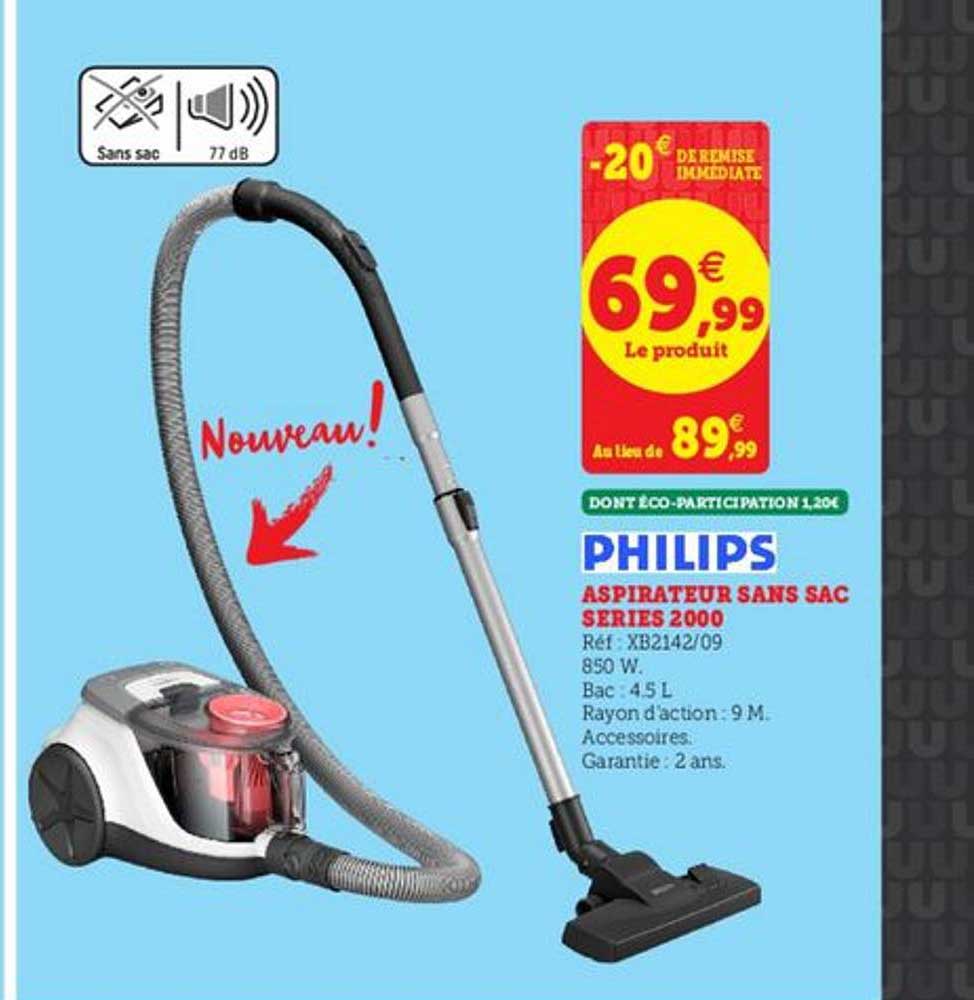 aspirateur sans sac series 2000 philips