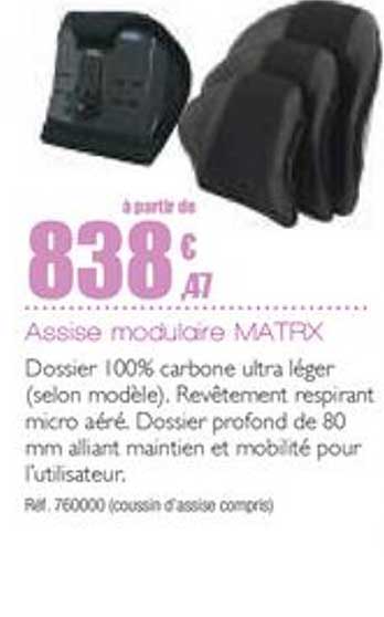 assise modulaire matrx