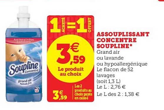 Assouplissant Concentré Soupline