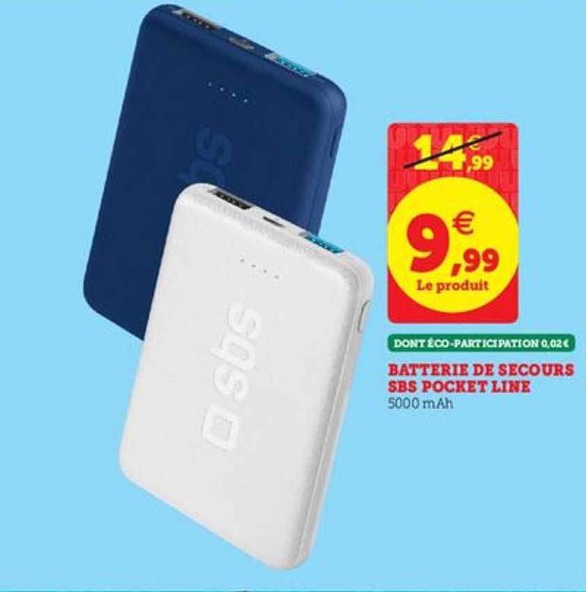 batterie de secours sbs pocket line