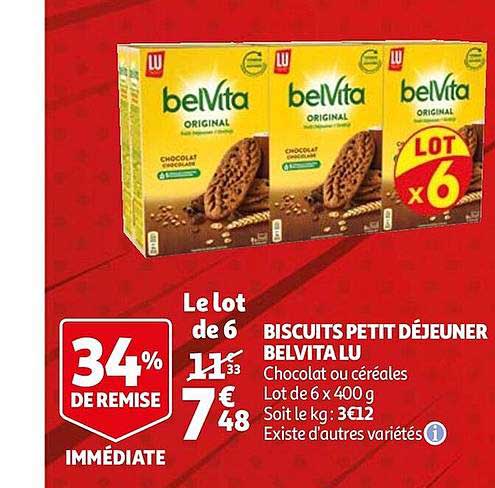 Biscuits Petit Déjeuner Belvita Lu