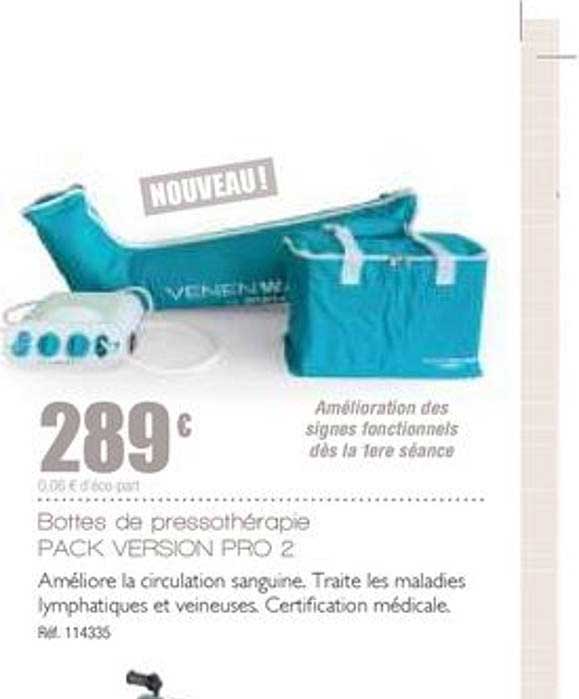 bottes de pressothérapie pack version pro 2