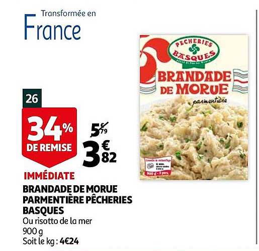 brandade de morue parmentière pêcheries basques