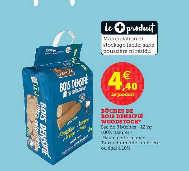 Bûches De Bois Densifié Woodstock