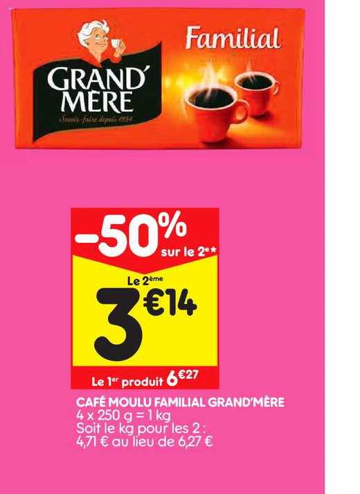 Café Moulu Familial Grand'mère
