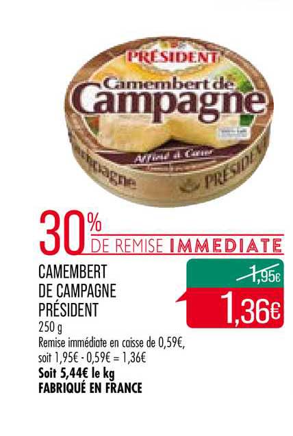 Camembert De Campagne Président