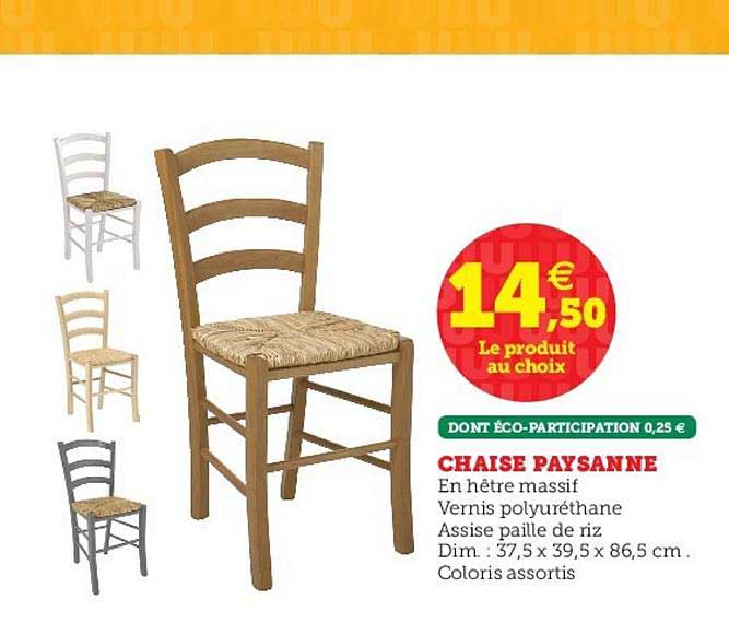 Chaise Paysanne