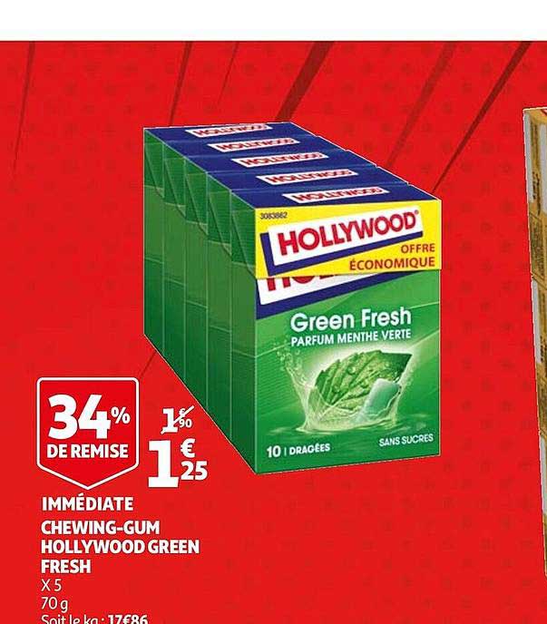 chewing-gum hollywood green fresh