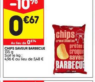 Chips Saveur Barbecue