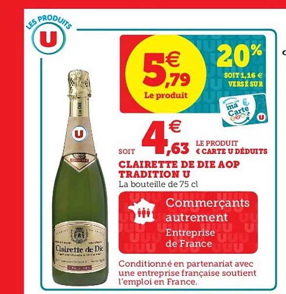 clairette de die aop tradition u