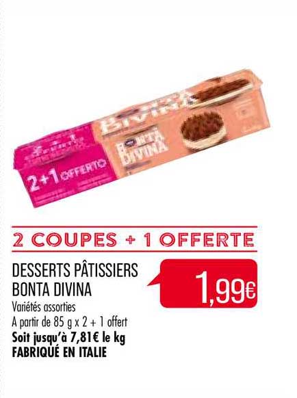 desserts pâtissiers bonta divina