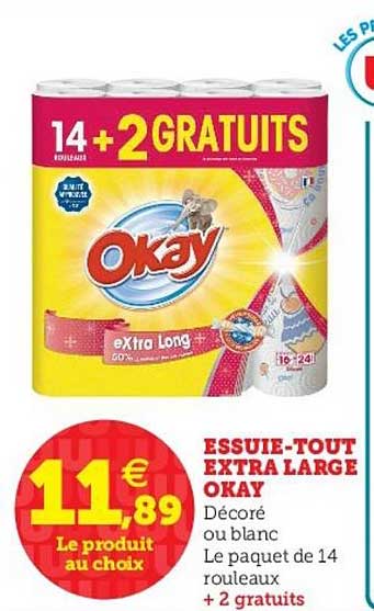 essuie-tout extra large okay