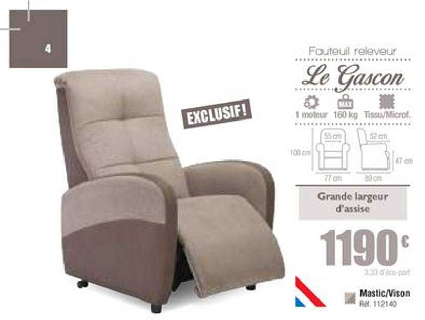 fauteuil releveur le gascon