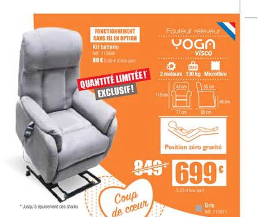 fauteuil releveur yogn