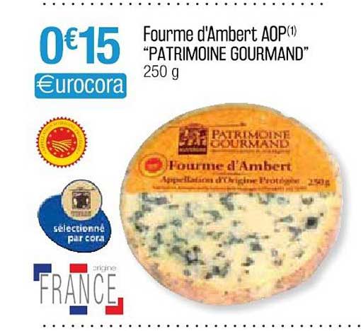 fourme d'ambert aop "patrimoine gourmand"