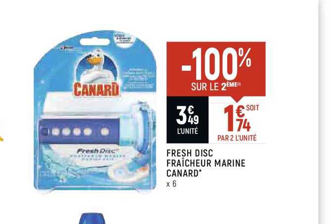 fresh disc fraîcheur marine canard