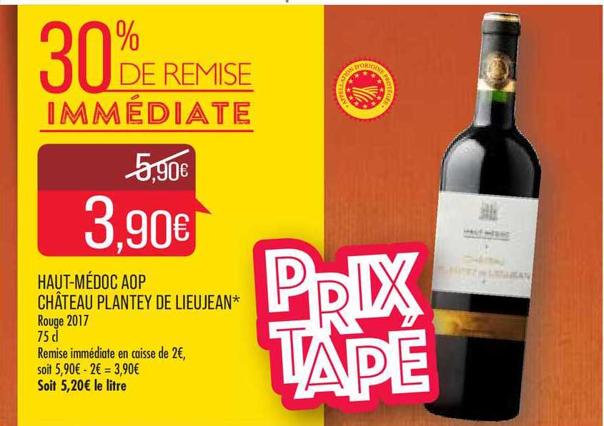 haut-médoc aop château plantey de lieujean