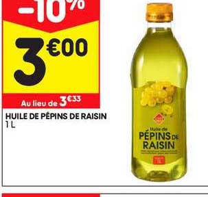 Huile De Pépins De Raisin