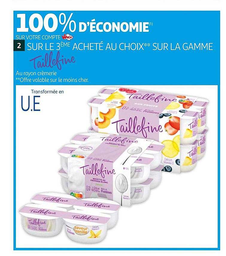 la gamme taillefine