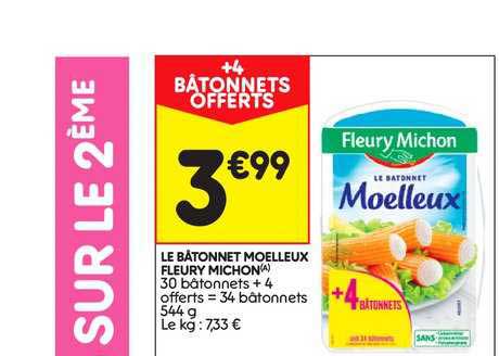 le bâtonnet moelleux fleury michon