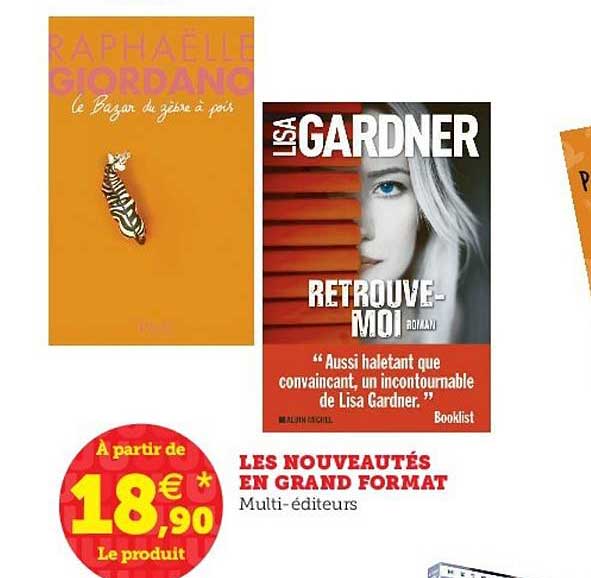les nouveautés en grand format