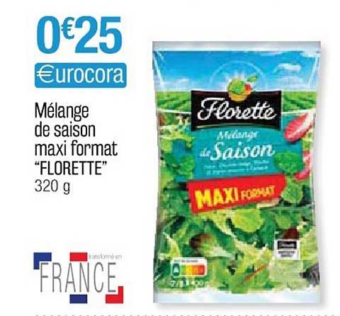 mélange de saison maxi format "florette"