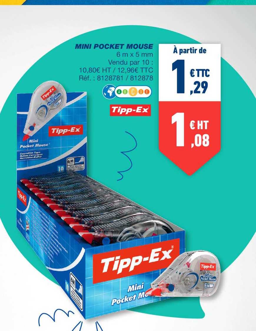 mini pocket mouse tipp-ex