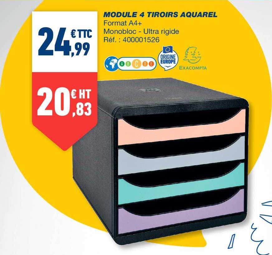 Module 4 Tiroirs Aquarel