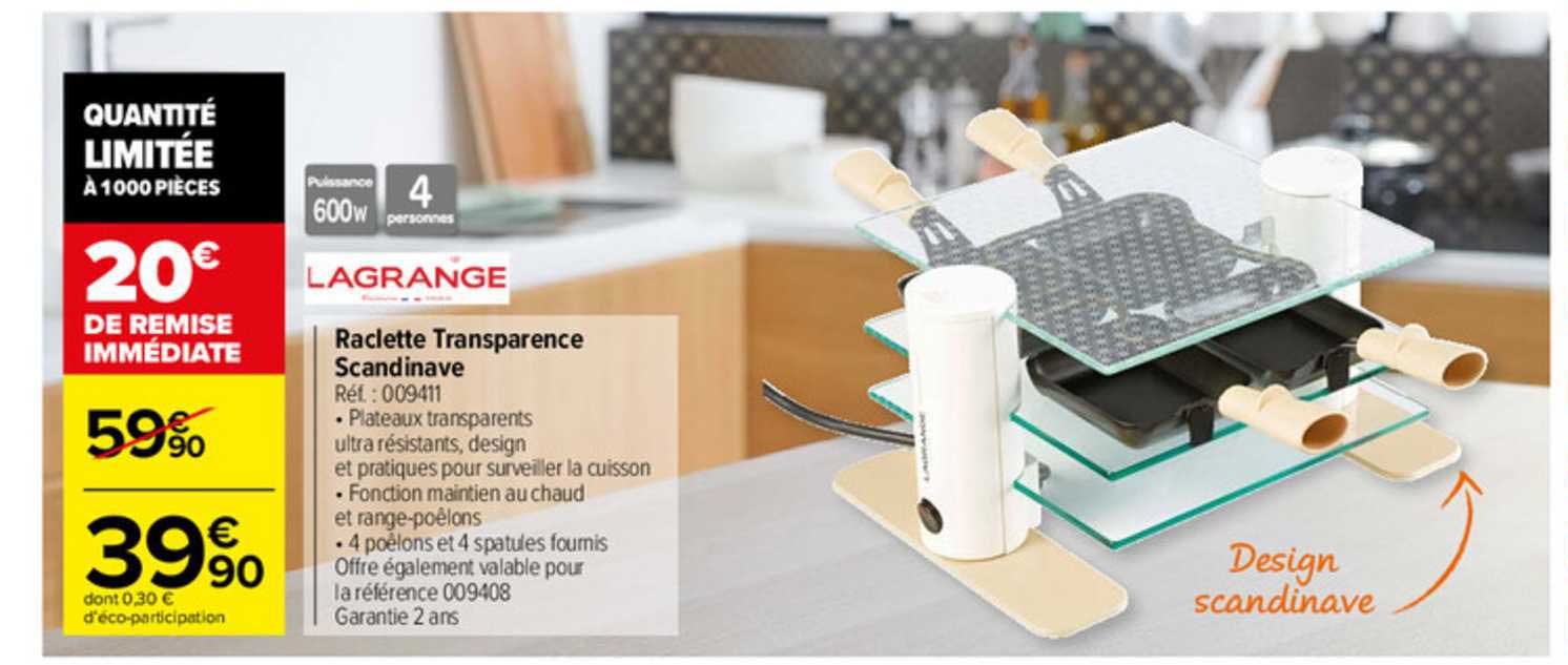 raclette transparence scandinave lagrange
