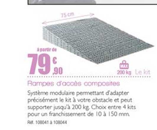 rampes d'accès composites