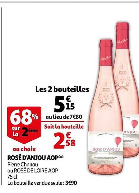 rosé d'anjou aop pierre chanau
