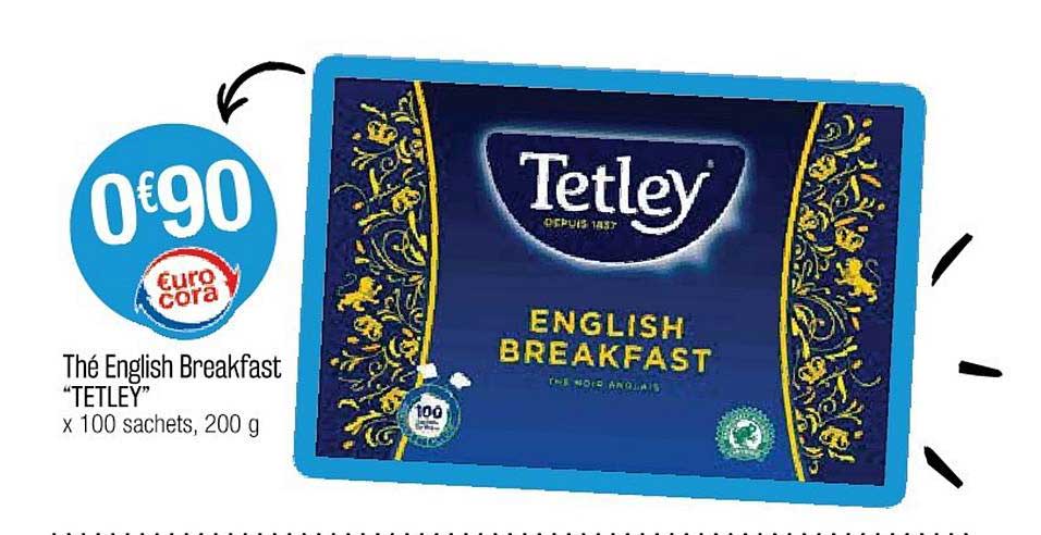 thé english breakfast "tetley"