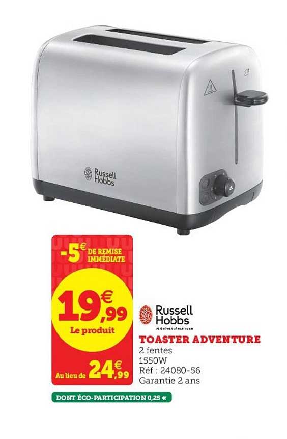 toaster adventure russell hobbs