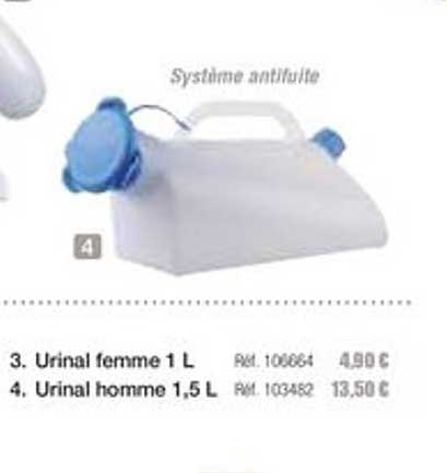 Urinal Femme, Urinal Homme