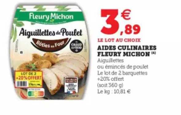 aides culinaires fleury michon