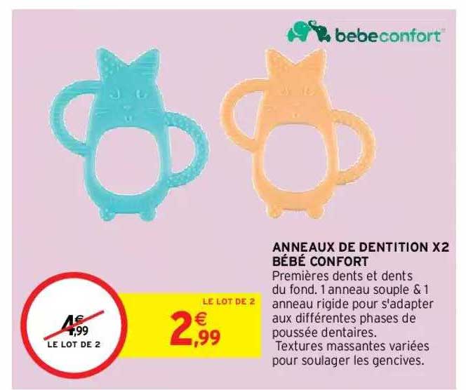 Anneaux De Dentition X2 Bébé Confort