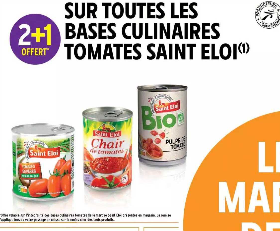 bases culinaires tomates saint éloi