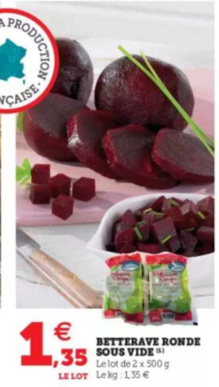 betterave ronde sous vide