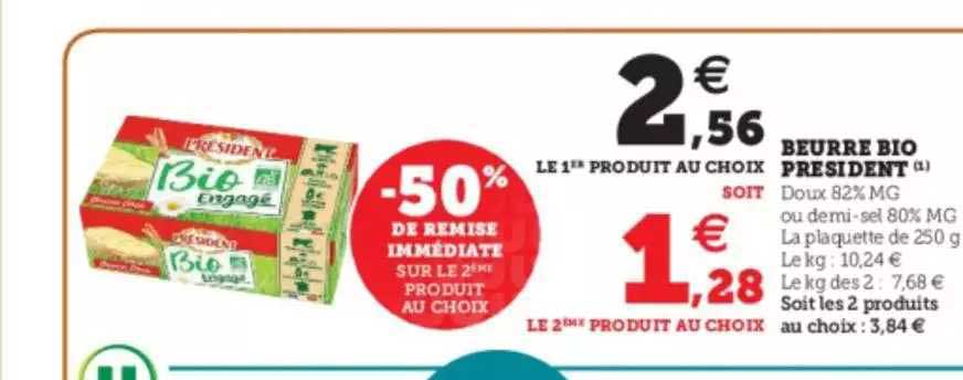 Beurre Bio Président