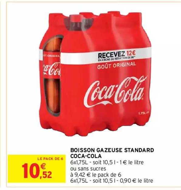 boisson gazeuse standard coca-cola