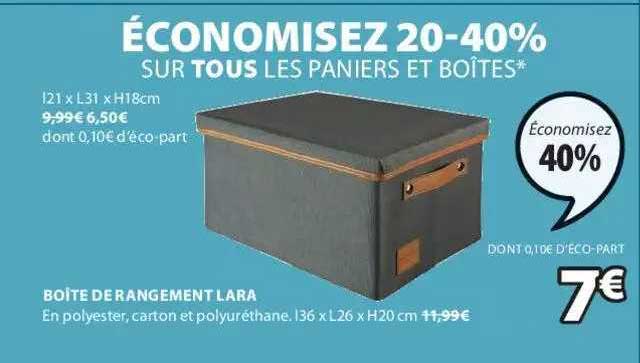 boîte de rangement lara
