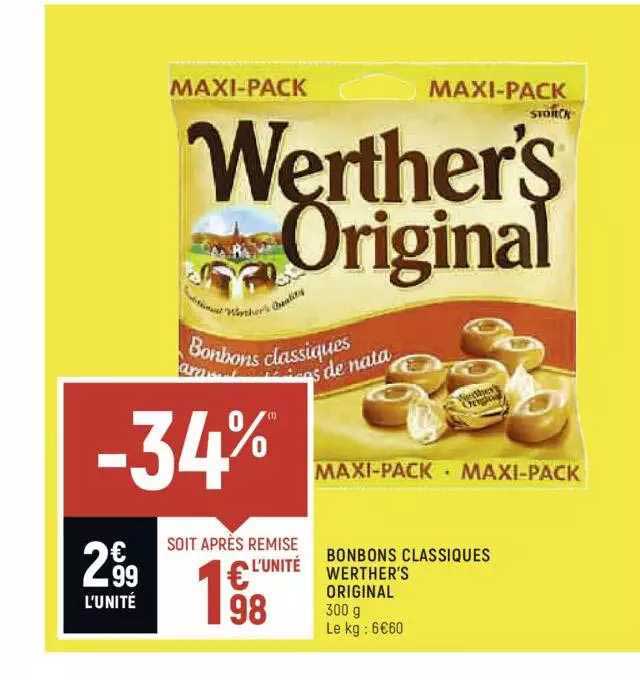 bonbons classiques werther's original