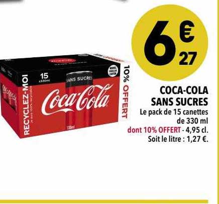 coca-cola sans sucres