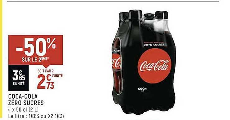 coca-cola zéro sucres