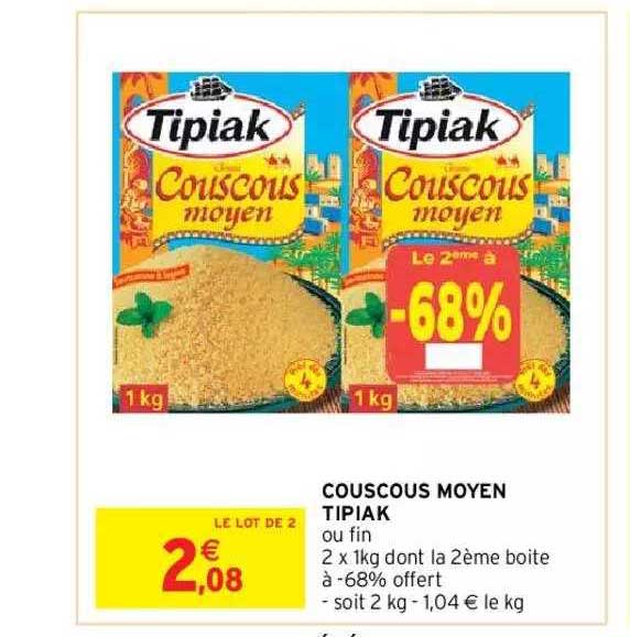 Couscous Moyen Tipiak