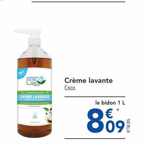 crème lavante