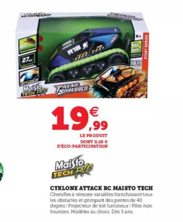 cyklone attack rc maisto tech